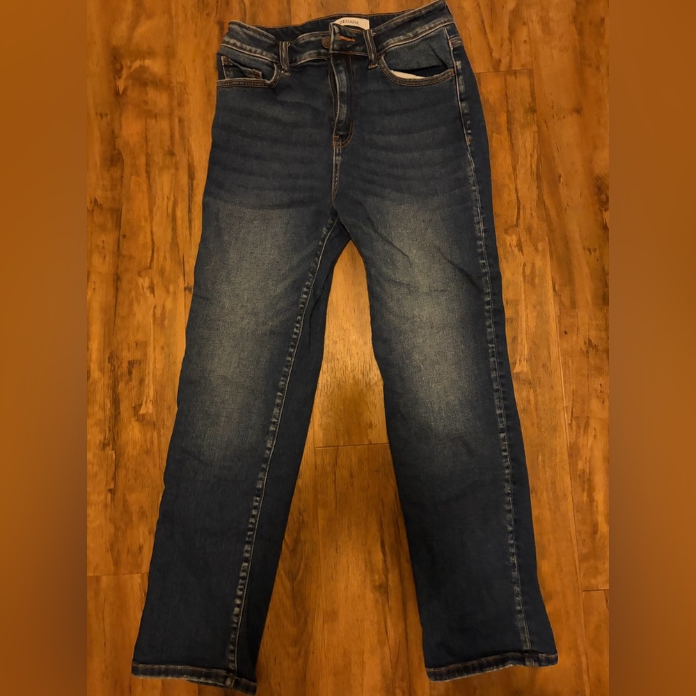 Zenana Outfitters Classic Blue Straight Leg Jeans